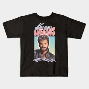 Kenny Loggins // Retro Aesthetic Fan Art Design Kids T-Shirt